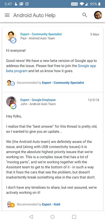 android-auto-issue-fix