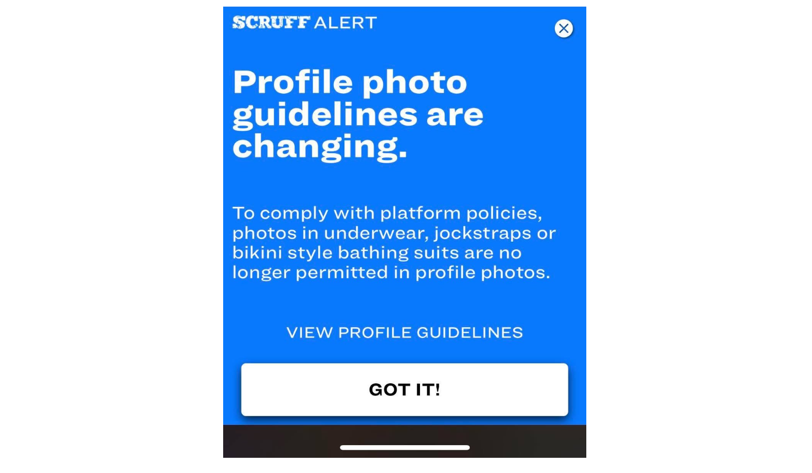 After Tumblr, LGBTQ dating app SCRUFF gives into Apple's demands as it bans bikinis and underwear in profile photos
