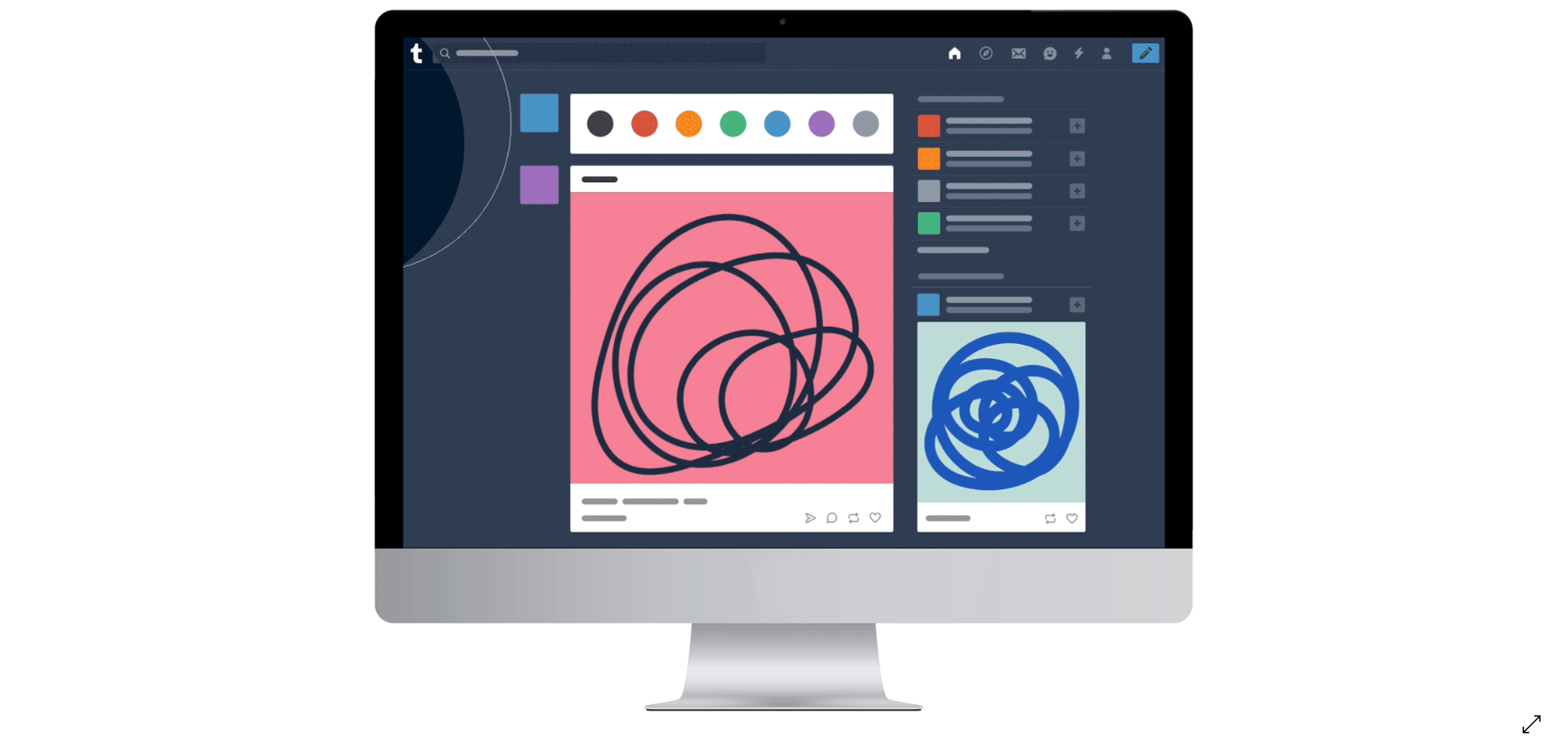 [Updated] Tumblr gets a facelift - new dashboard colors update where 'blue is darker, grays are lighter'
