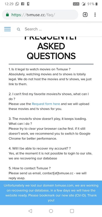 tvmuse-faq