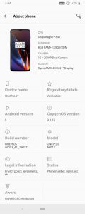 oneplus_6t_oos_9.0.12_about