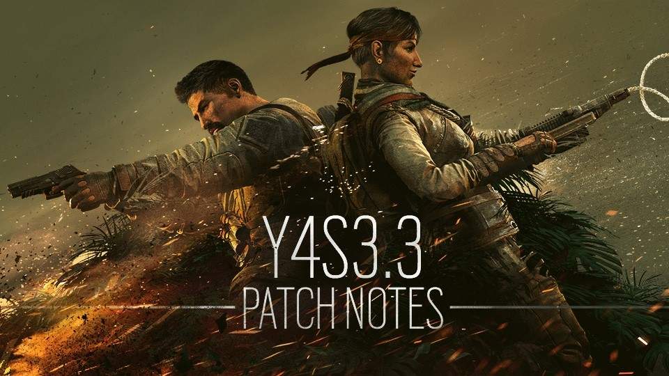 Rainbow Six Siege update Y4S3.3 patch notes: Increased Glaz rate, reduced Twitch F2 Magazine & many bug fixes