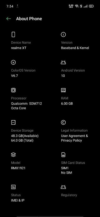 Realme-XT-Android-10-update