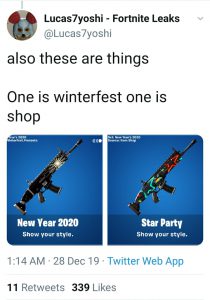 Fortnite New Year