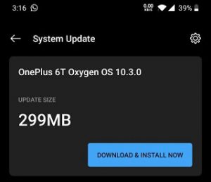 OnePlus-6T-OxygenOS-10.3.0-update