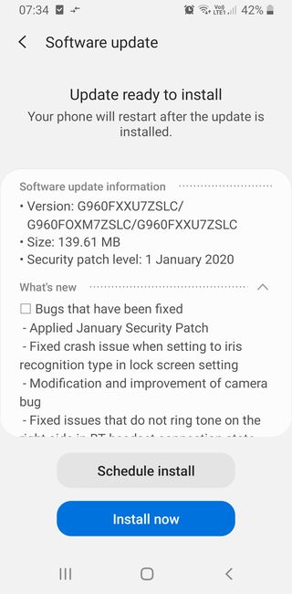 galaxy s9 fourth beta