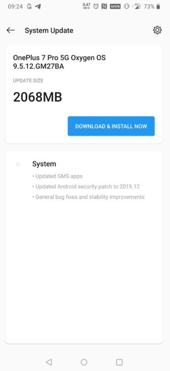 op 7 pro dec update