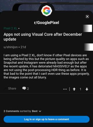 pixel visual core snapchat