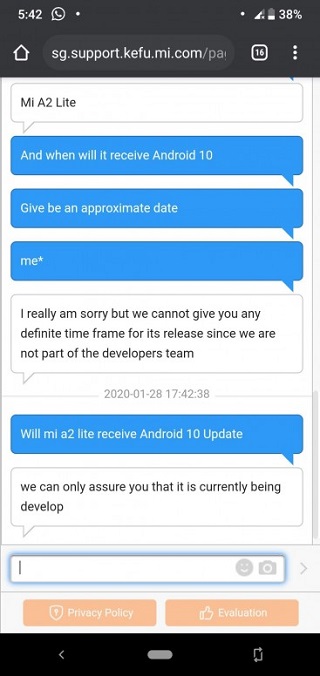 Mi-A2-Lite-Android-10-under-development