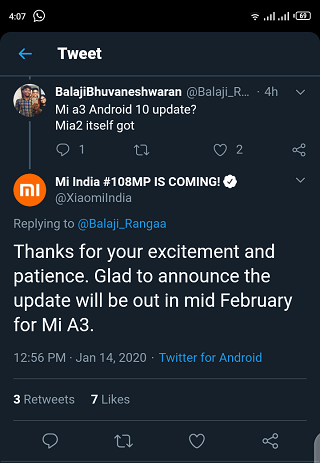 Mi-A3-Android-10-update-release-date