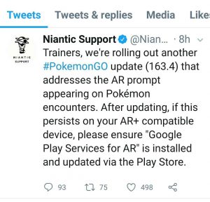 Pokemon Go update