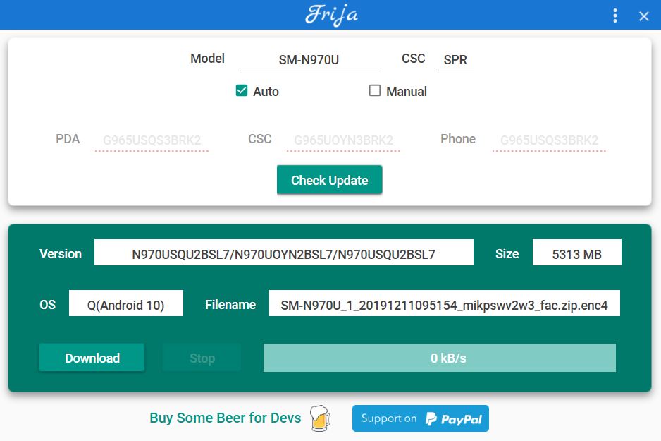 Sprint Note 10 Update Frija