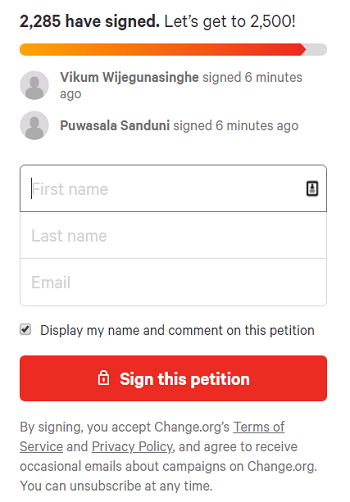 petition