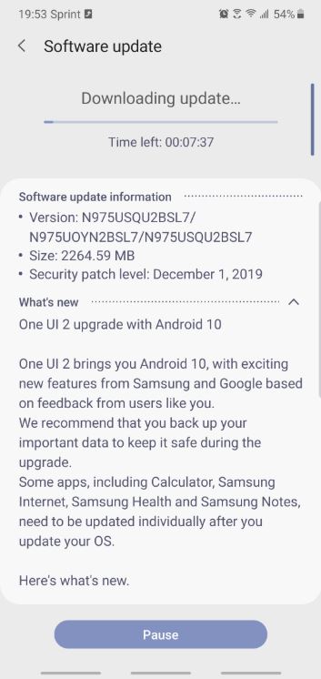 sprint-note10-update