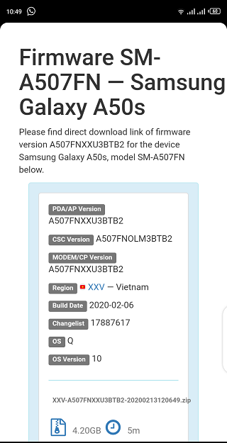 Galaxy-A50s-One-UI-2.0-update
