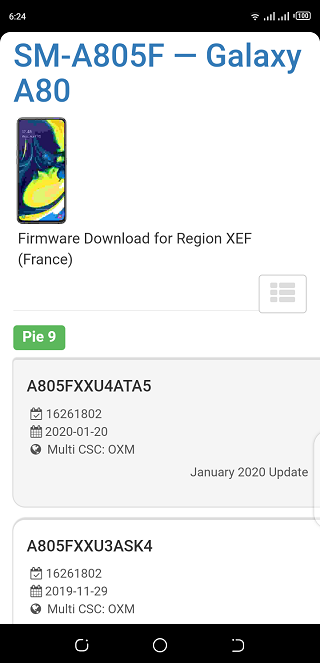 Galaxy-A80-January-2020-update