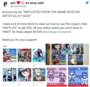 Anime boston artist