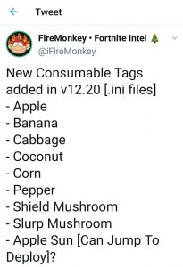 Fortnite Consumables