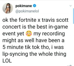 Fortnite Travis Scott event