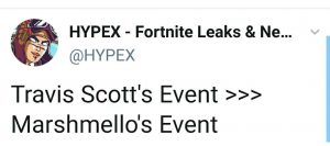 Fortnite Travis Scott event