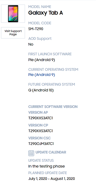 Samsung-Galaxy-Tab-A-2019-Android-10-update-release-date