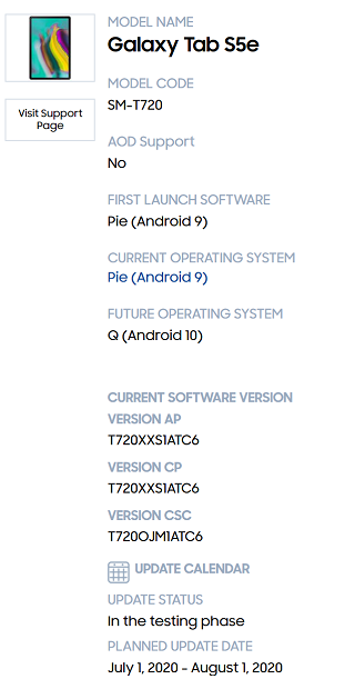 Samsung-Android-10-update-Samsung-Galaxy-Tab-S5e-Android-10-update-release-date.