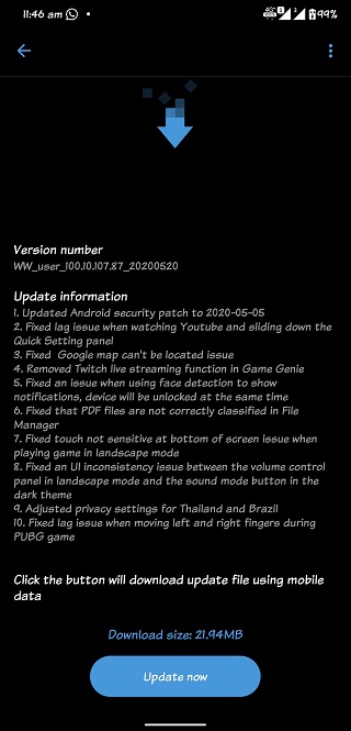 Asus-ZenFone-5Z-May-update