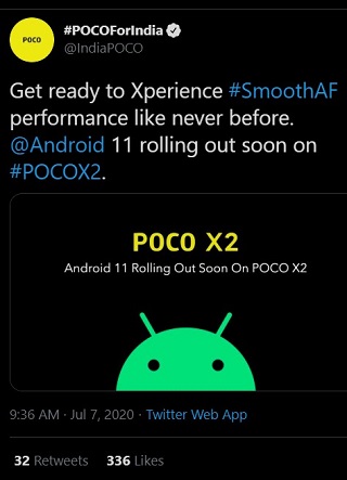 Poco-X2-Android-11-update-coming-soon