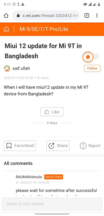 miui 12 mi 9t