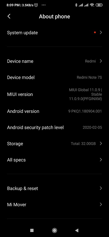 redmi note 7s android 10-1