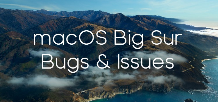 macos-big-sur-bugs-issues