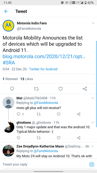 Motorola-Android-11-update-eligible-devices-Twitter