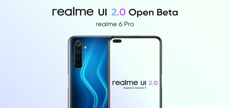 Realme 6 Pro Realme UI 2.0 (Android 11) Open Beta application channel opens up