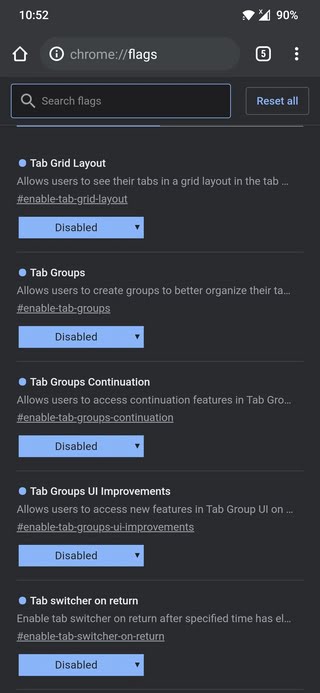 chrome-tab-groups-android
