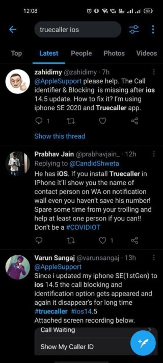 truecaller-ios-issue