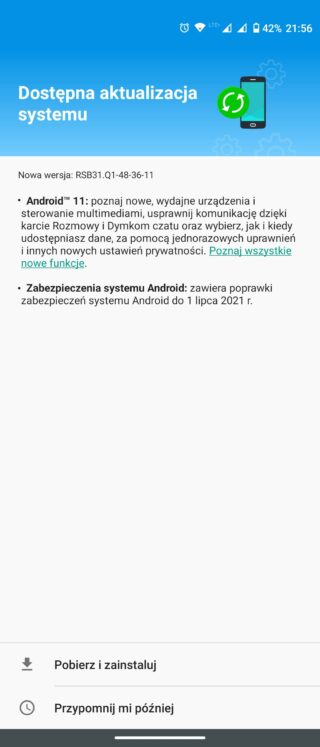 moto one action poland android 11
